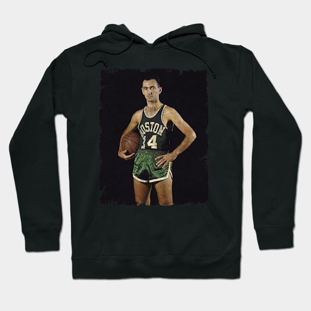 Bob Cousy in Boston Celtics, 1955 Hoodie by Wendyshopart